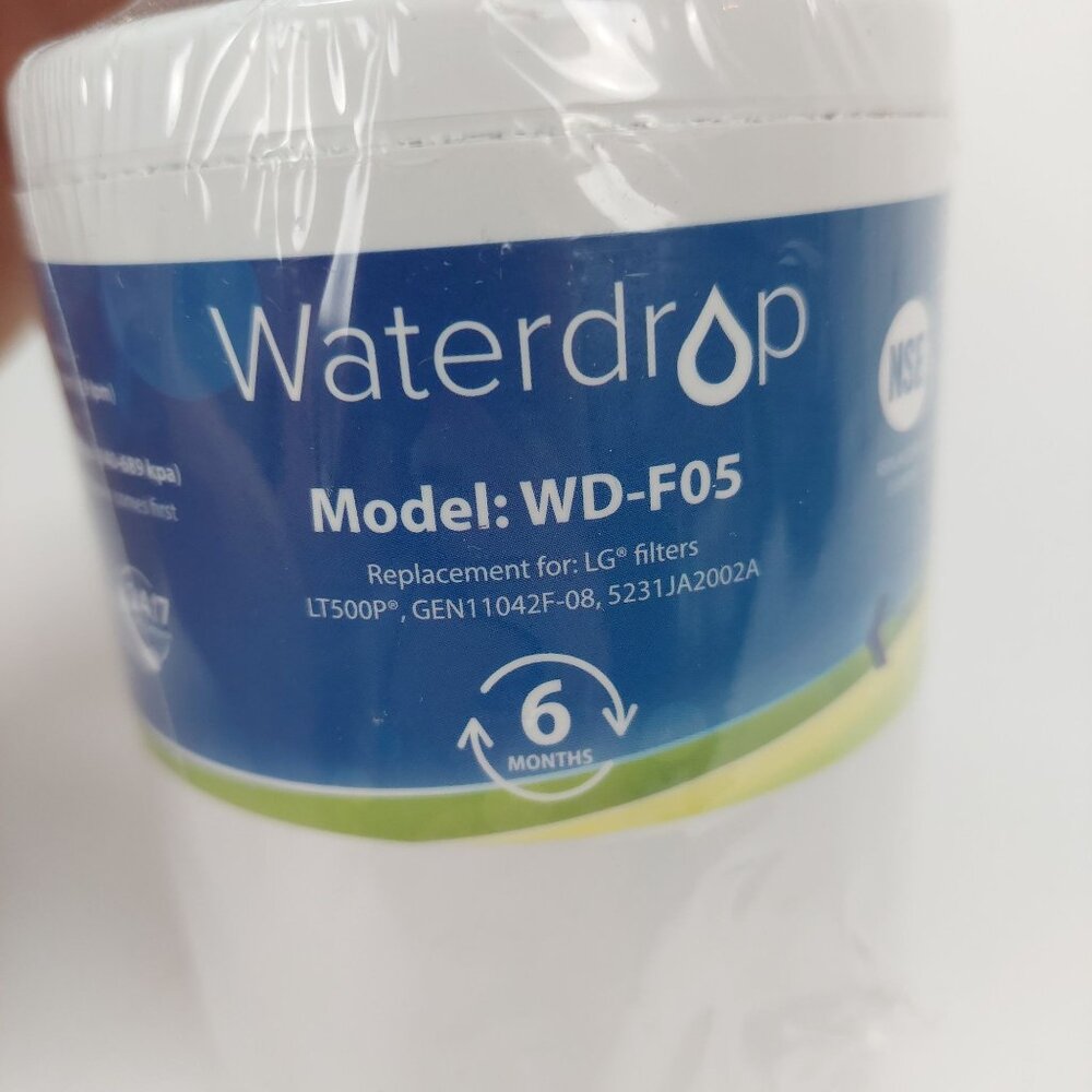 Waterdrop Model WD-F05 Refrigerator Water Filter Replacement For LG LT500P‎
